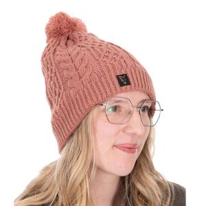 Gorro Fox Ladies Knitted Bobble Hat gorro mujer con forro interior