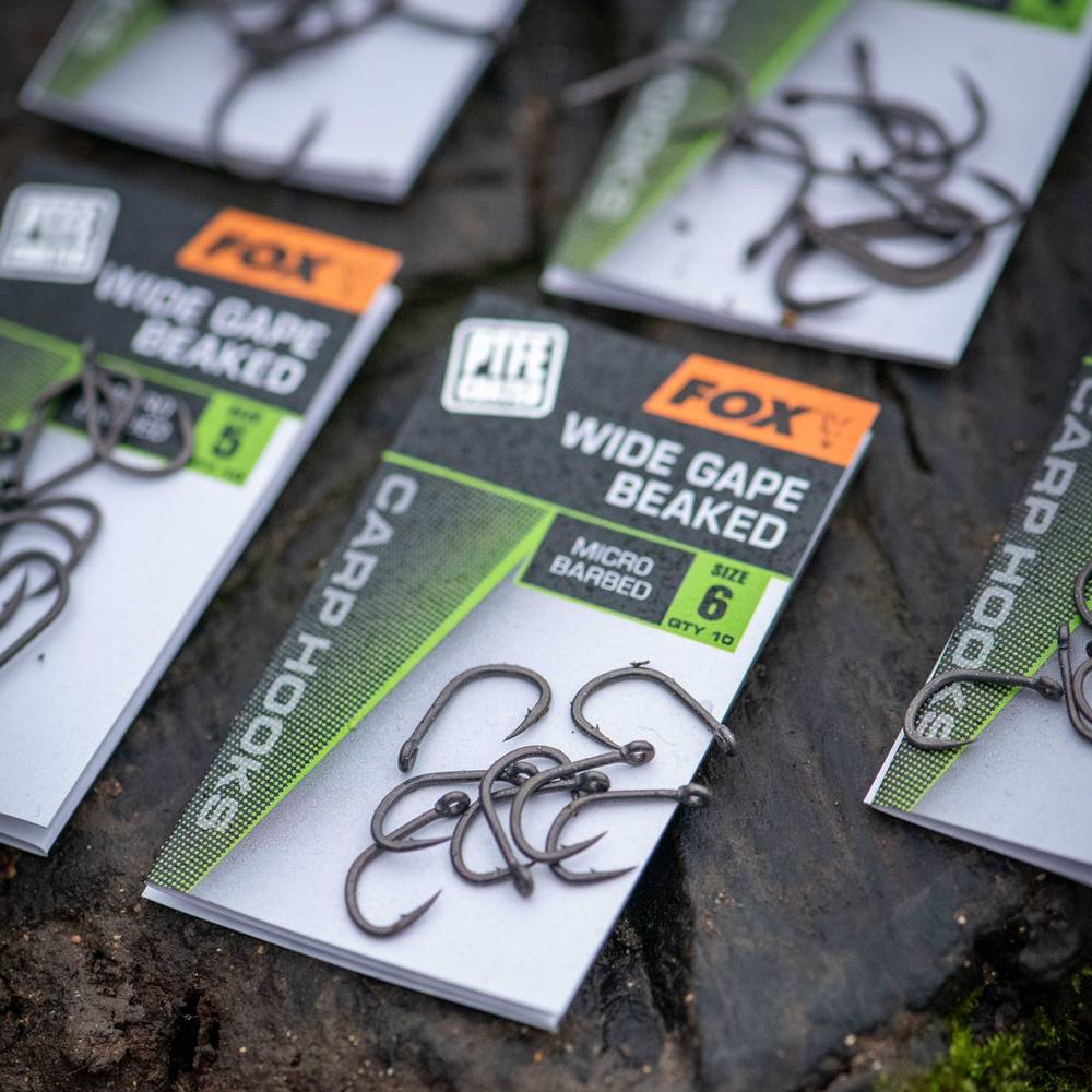 FOX CARP HOOKS WIDE GAPE BEAKED (PTFE Coated) - Imagen 3