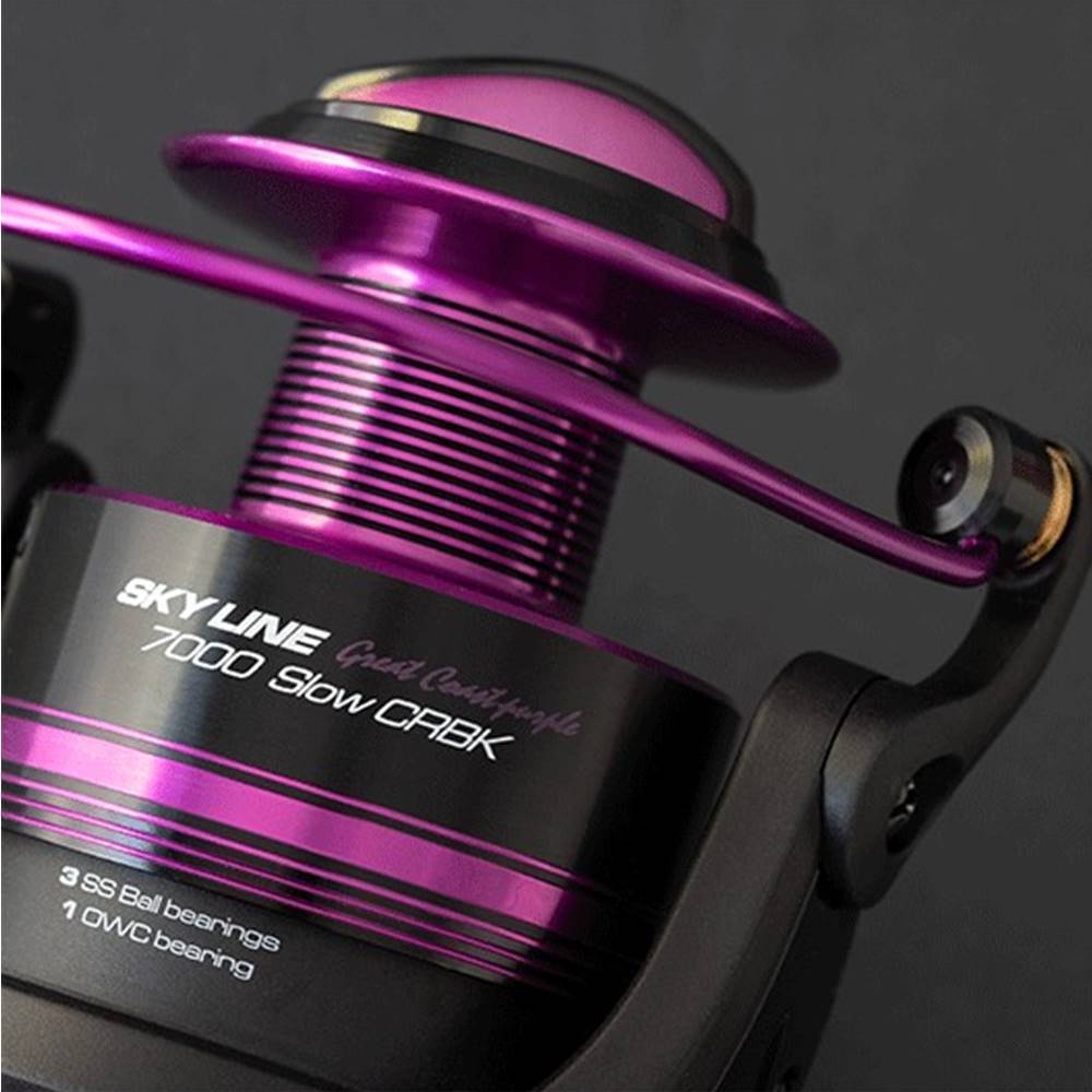 CARRETE CINNETIC SKY LINE GC PURPLE 7000 SLOW - Imagen 4