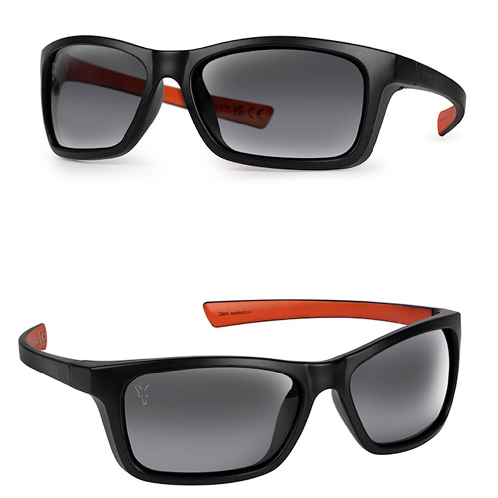 GAFAS FOX COLLECTION WRAPS BLACK ORANGE – GREY LENS