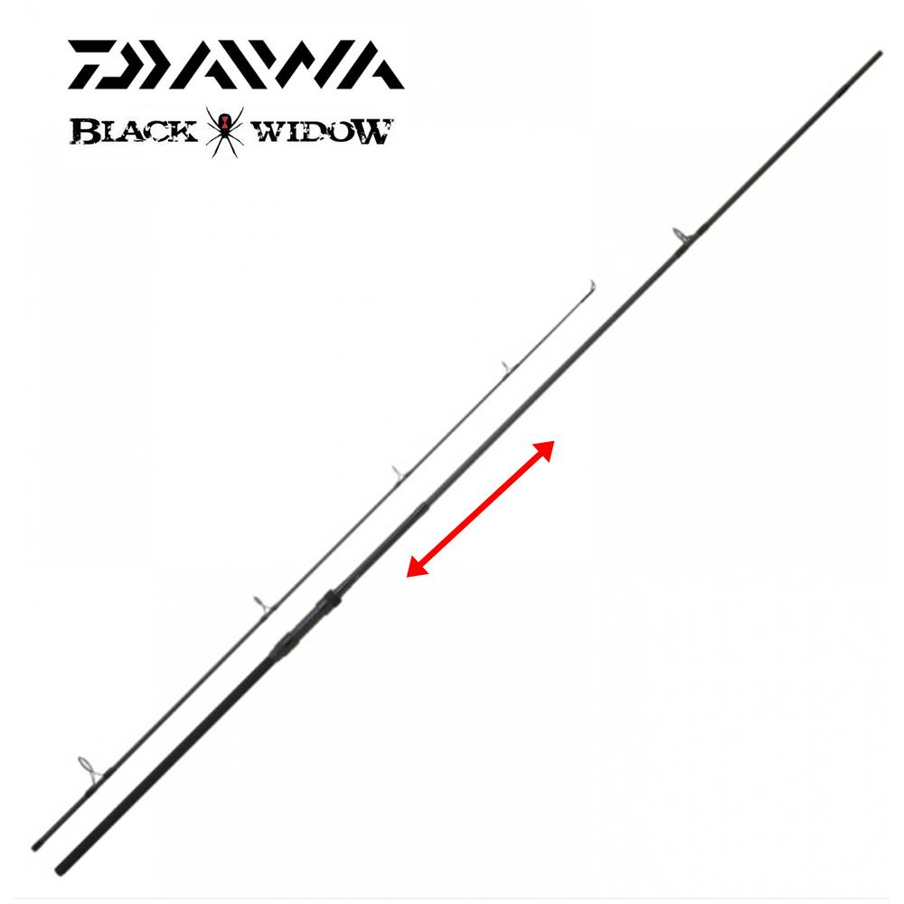 OFERTA PACK: 2 Cañas DAIWA BLACK WIDOW TELE 10′ (3 m) 3 Lb MANGO SEMI TELESCOPICO - Imagen 4