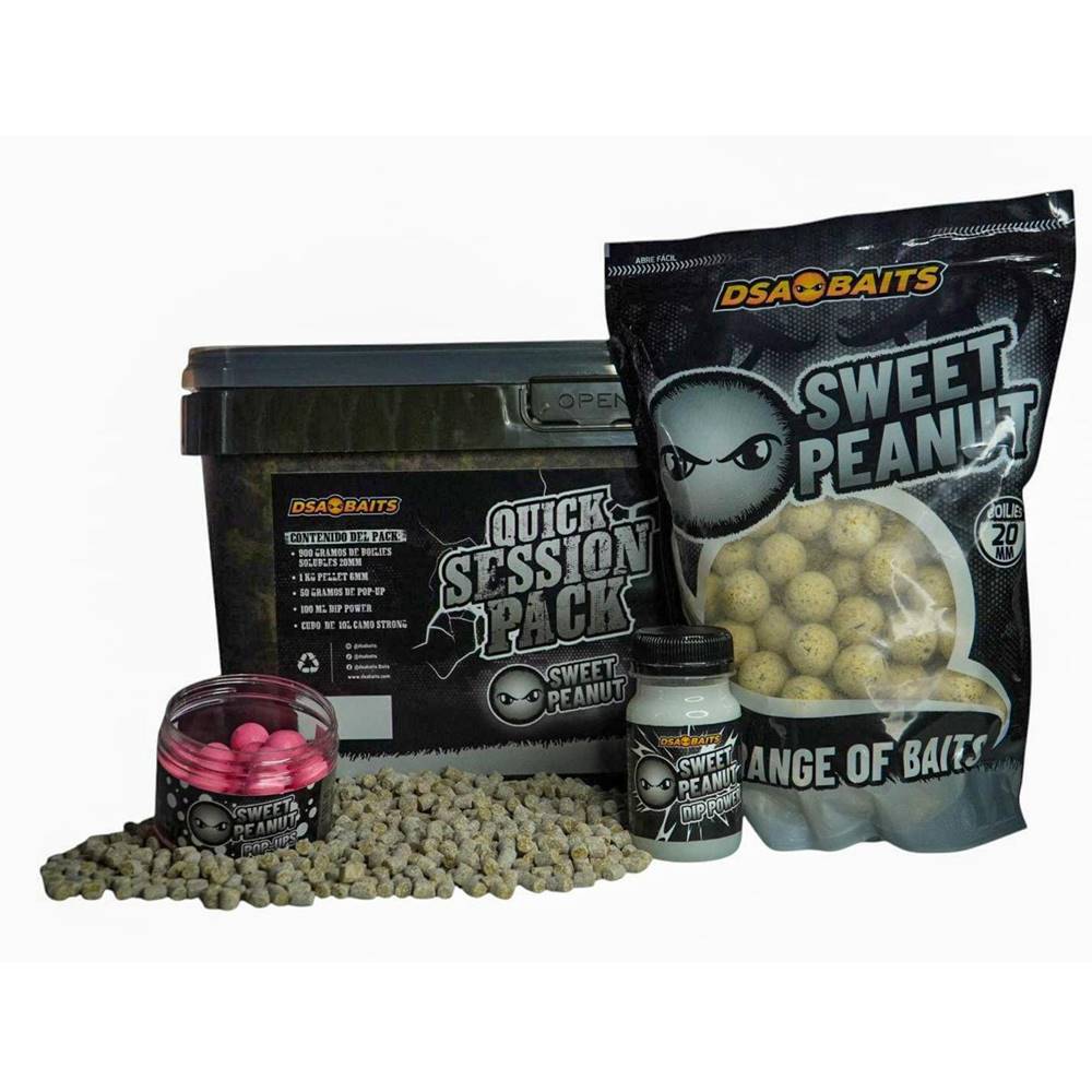 DSA BAITS SWEET PEANUT SESSION PACK - Imagen 2