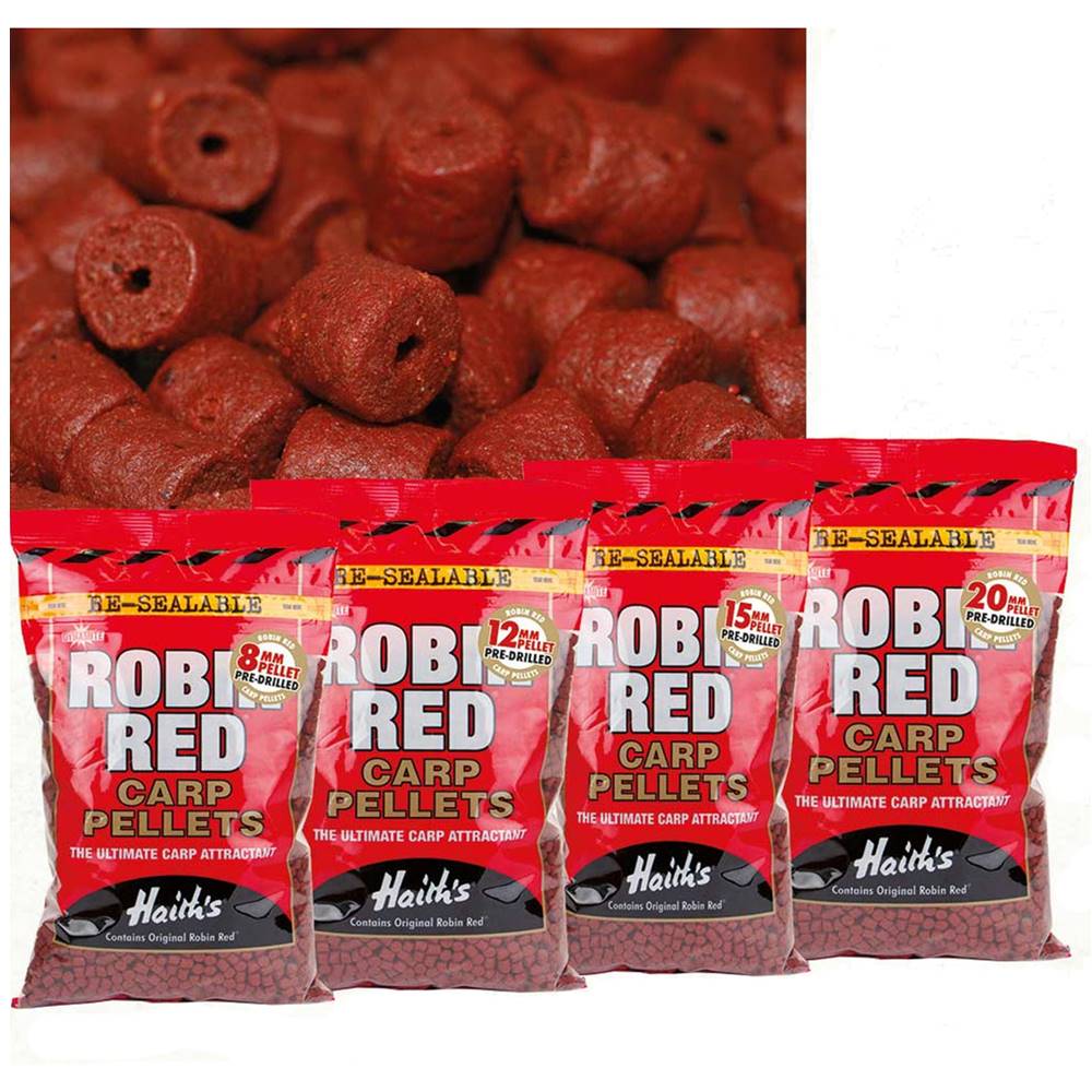 DYNAMITE ROBIN RED CARP PELLETS CON AGUJERO 20 mm