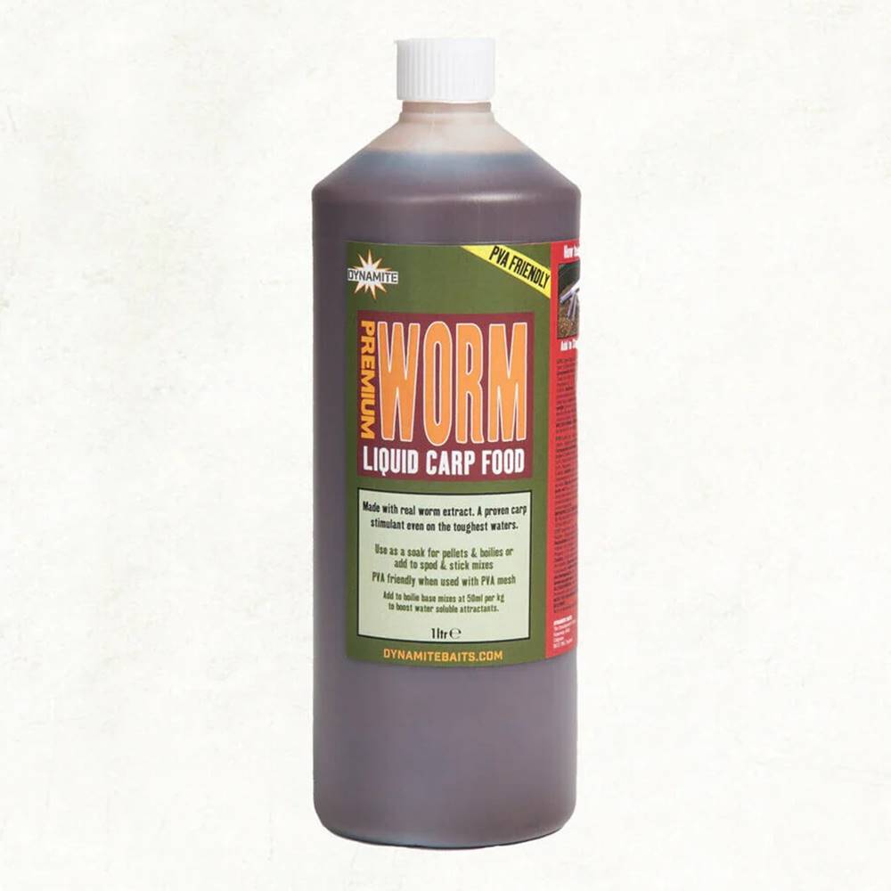 DYNAMITE PREMIUM WORM Liquid Carp Food 1L (lombriz) - Imagen 2