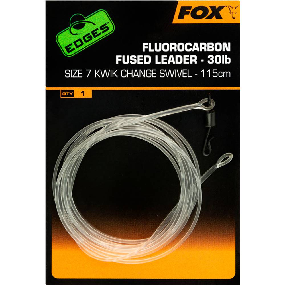 FOX EDGES FLUOROCARBON FUSED LEADERS KWIK CHANGE Size 7 - Imagen 2