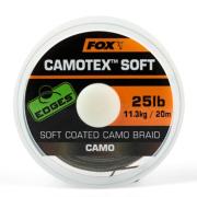 FOX CAMOTEX SOFT COATED CAMO BRAID 25 LB 20 m (Trenzado suave con recubrimiento suave)