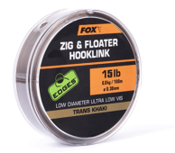FOX ZIG & FLOATER HOOKLINK TRANS KHAKI 0,30 mm 15 Lb 100 m
