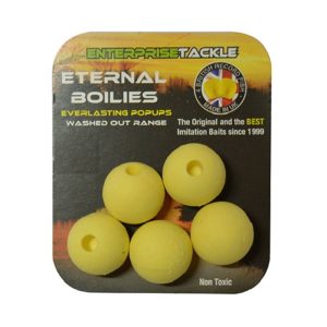 Enterprise Tackle Eternal Boilies Amarillo Palido 15mm