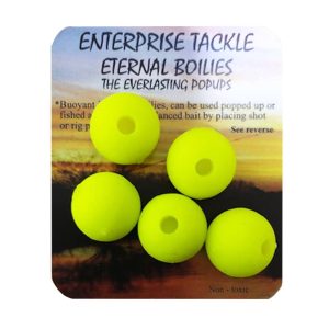 Enterprise Tackle Eternal Boilies Amarillo Fluoro 15mm