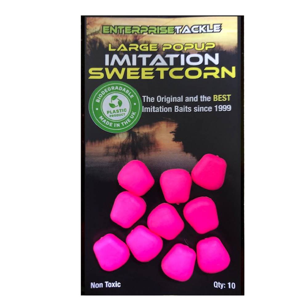 Enterprise Tackle Pop Up Sweetcorn Maiz Flotante Grande Rosa Fluoro - Imagen 2