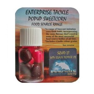 Enterprise Tackle Pop Up Sweeetcorn Squid 2T & Black Pepper Oil