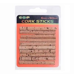 ESP CORK STICKS 6 mm Corchos para rellenar cebos