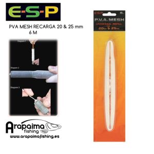 ESP PVA MESH REFILL RECARGA 20-25 mm 6 m