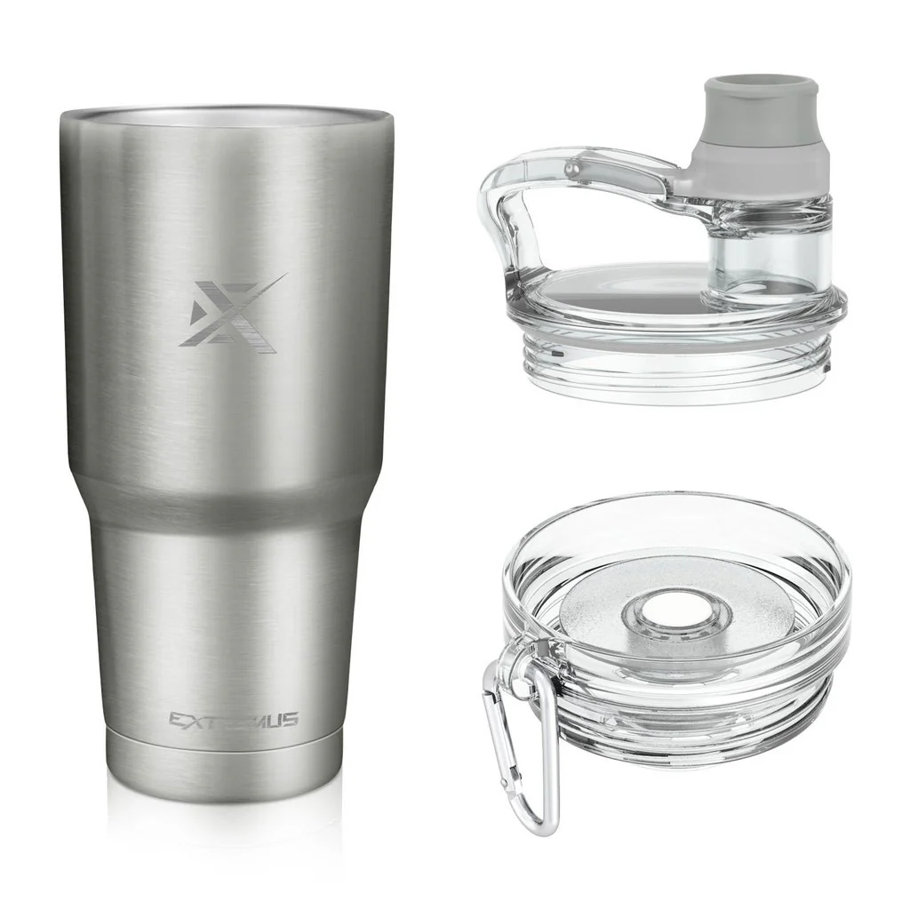 Vaso Extremus Temps de 30oz Insulado - Caliente o Frío con 2 Tapas - Imagen 3
