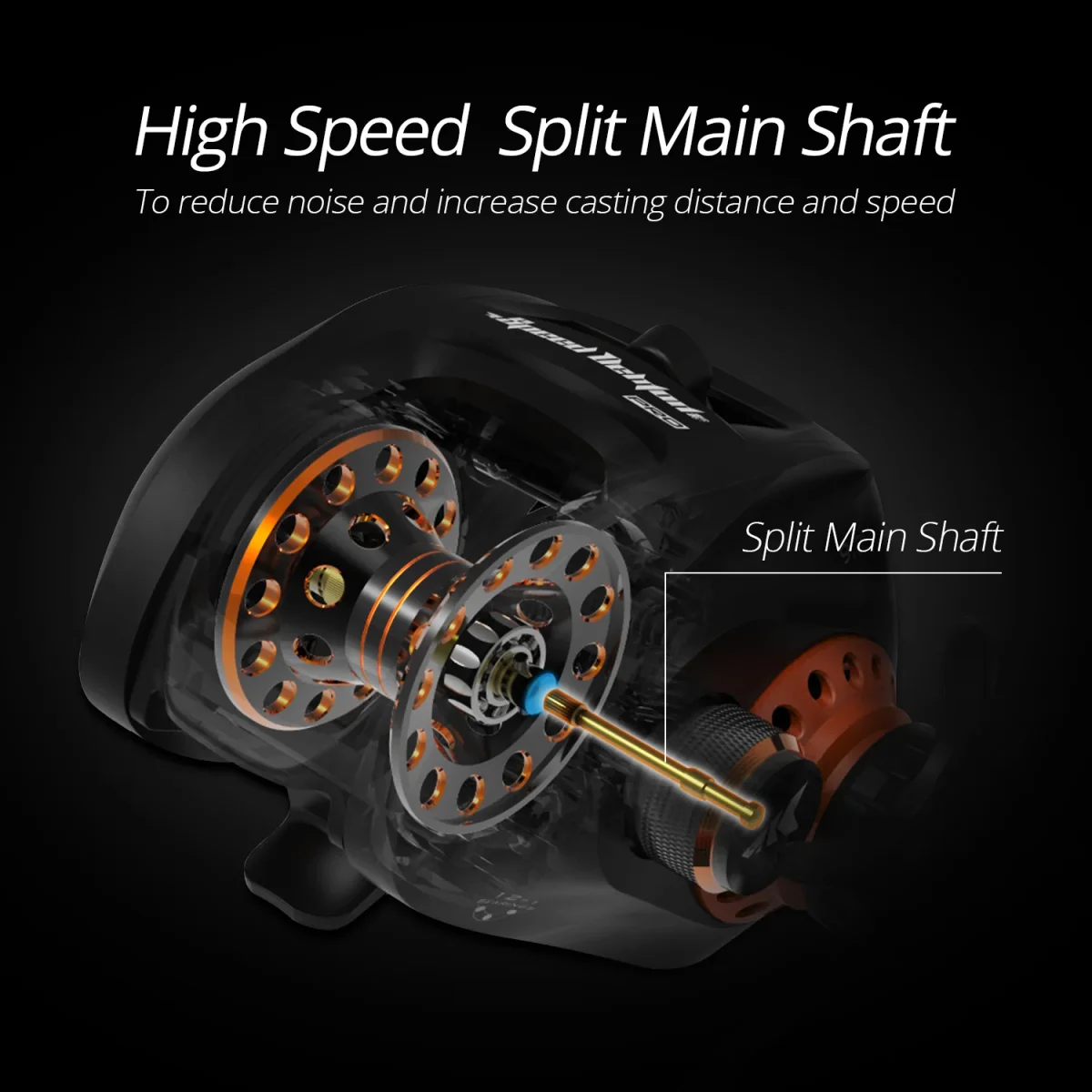 Carrete KastKing Speed Demon Pro - Saltwater Casting Reel - Imagen 6