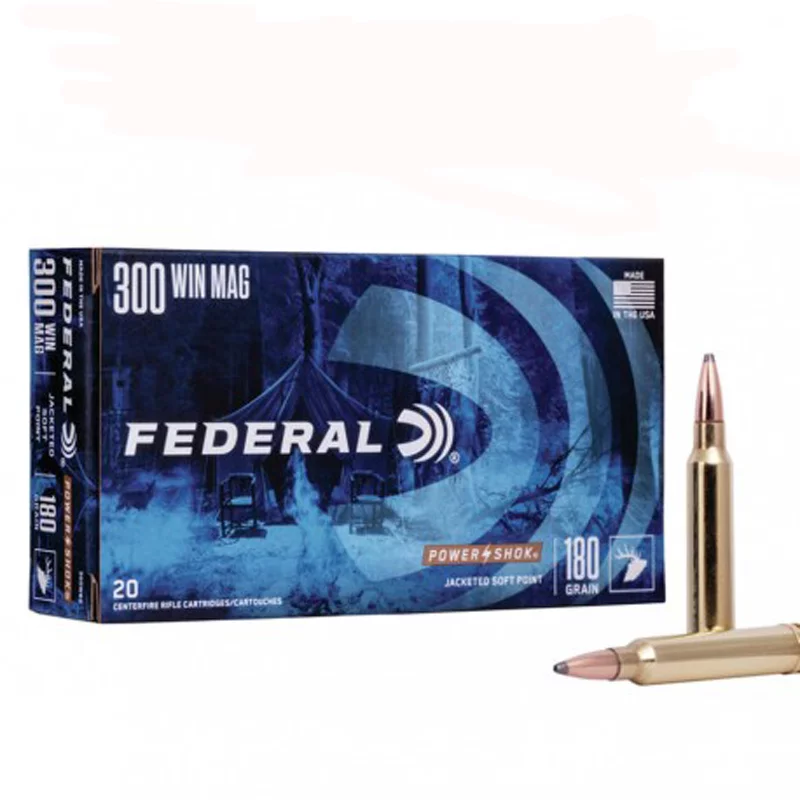 Federal Power Shock Cal 300 Win Mag 180gr - Imagen 2