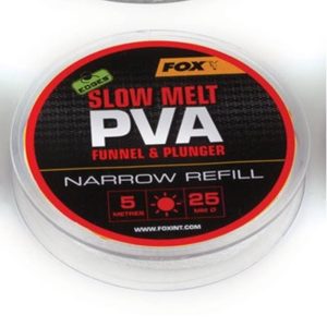FOX REFILL PVA SLOW MELT NARROW REFILL 25 mm 5 m (RECARGA PVA DISOLUCION LENTA)