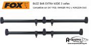 FOX Buzzer Bar Extra Wide – 3 Rod Set - Imagen 2