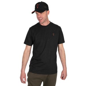 CAMISETA FOX COLLECTION T BLACK ORANGE talla L