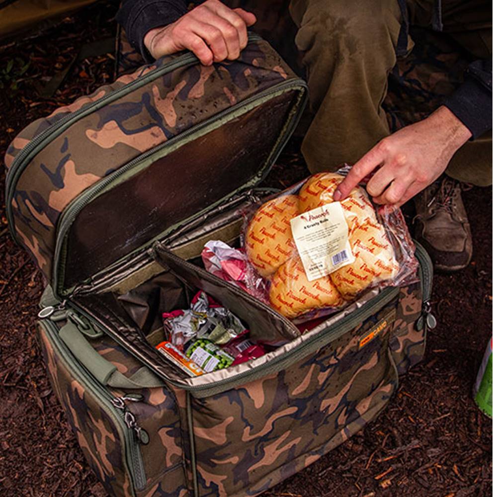 FOX CAMOLITE 2 MAN COOLER BOLSO PICNIC CON CUBIERTOS - Imagen 3