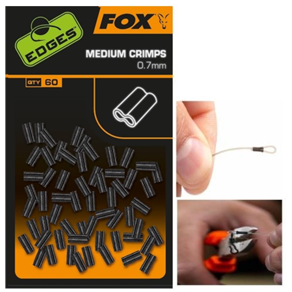 Fox Crimps 0,7 mm grapas 60 unid - Imagen 2