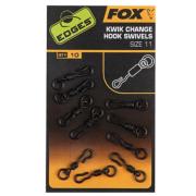 FOX Edges Kwik change hook swivels size 11