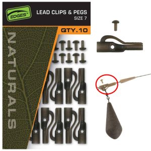 FOX LEAD CLIPS AND PEGS Size 7