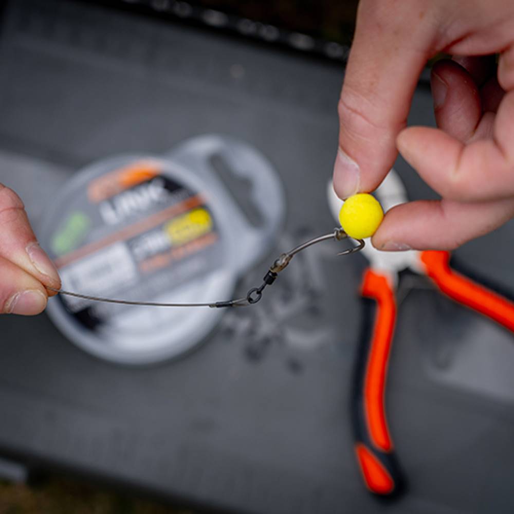 FOX LINK CRIMPABLE MONOFILAMENT KHAKI 0.53mm 25lb 20m - Imagen 4