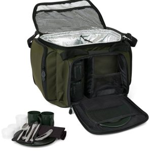 FOX R-SERIES COOLER FOOD BAG TWO MAN BOLSO ISOTERMICO GRANDE CON CUBIERTOS