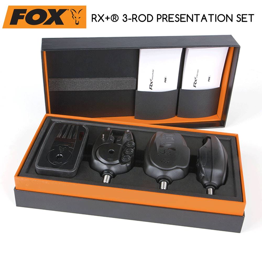 FOX RX+ 3 ROD SET Maletin 3 alarmas + receptor - Imagen 2