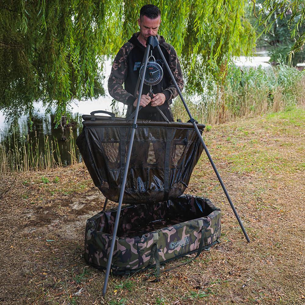 FOX CARPMASTER TRIPOD TRIPODE PESAJE PATAS TELESCOPICAS con bolso de transporte - Imagen 4