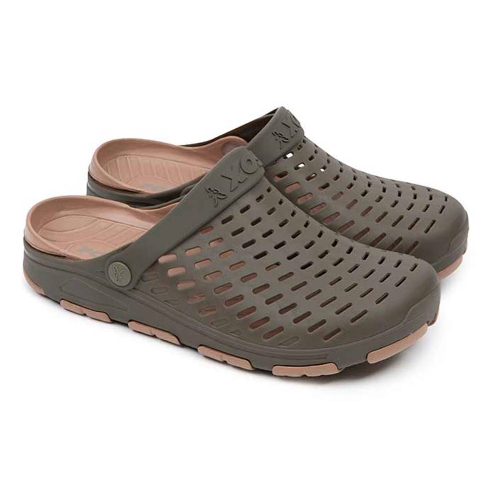 Fox Khaki Clogs Zuecos Tallas 41 a 45