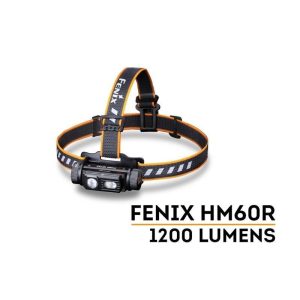 Frontal Fenix HM60R 1200 lúmenes con doble distancia de haz y luz roja
