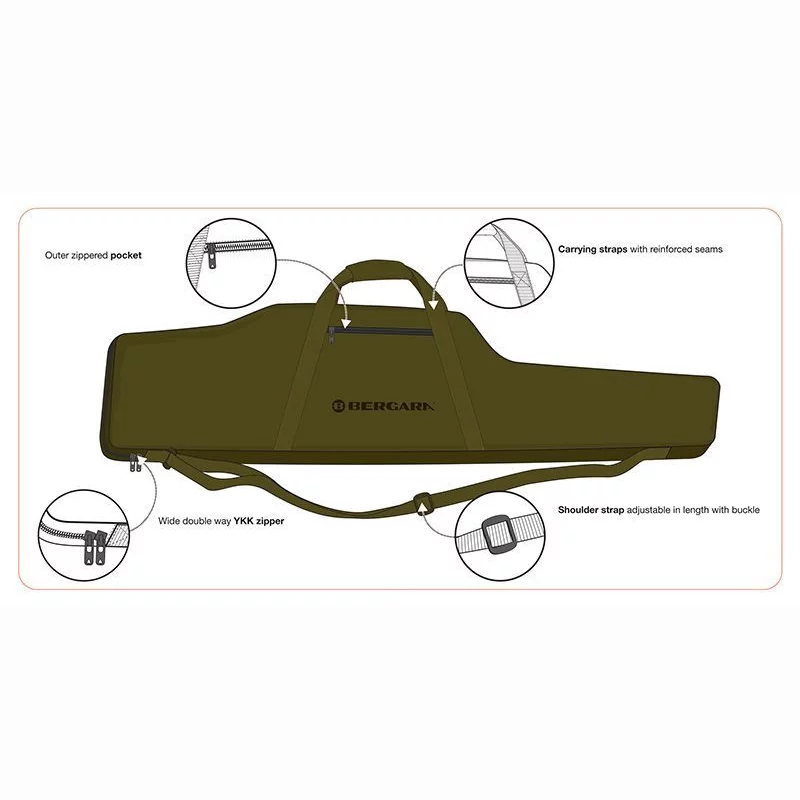 Funda de rifle Bergara hasta 130×30/15×8 cm - Imagen 7