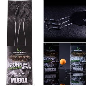 Gardner Covert Tungsten Ronnie Boom Rigs anzuelos montados nº6