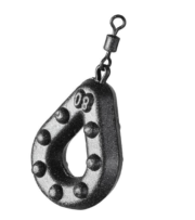 PLOMO GRIPPA CON AGUJERO GRAVA GRIS 170 gr.