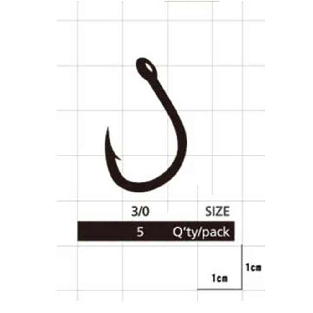 HAYABUSA LiveBait H.LBT571 Anzuelo siluro extra fuerte 3/0 - Imagen 4