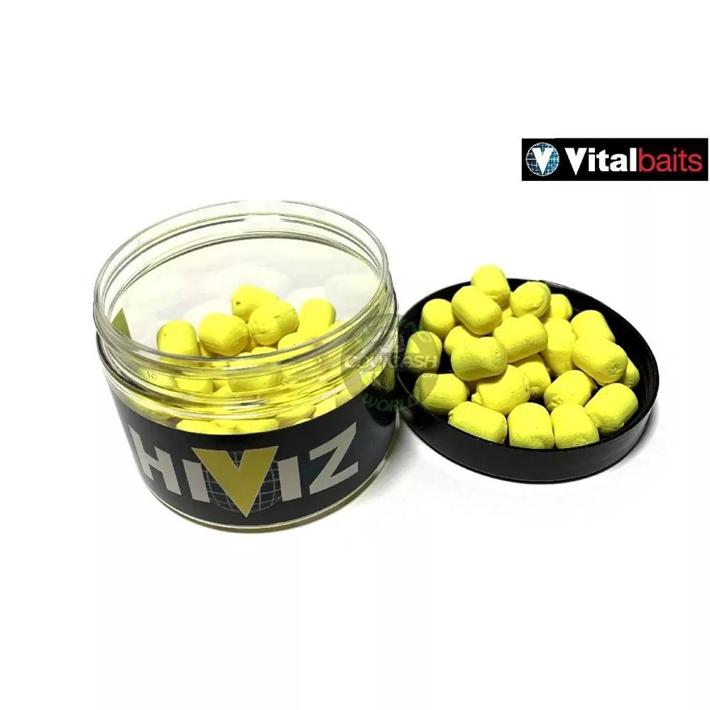 VITALBAITS PIÑA N-BUTYRIC ACID HI VIZ POP UPS DUMBELS 10 mm