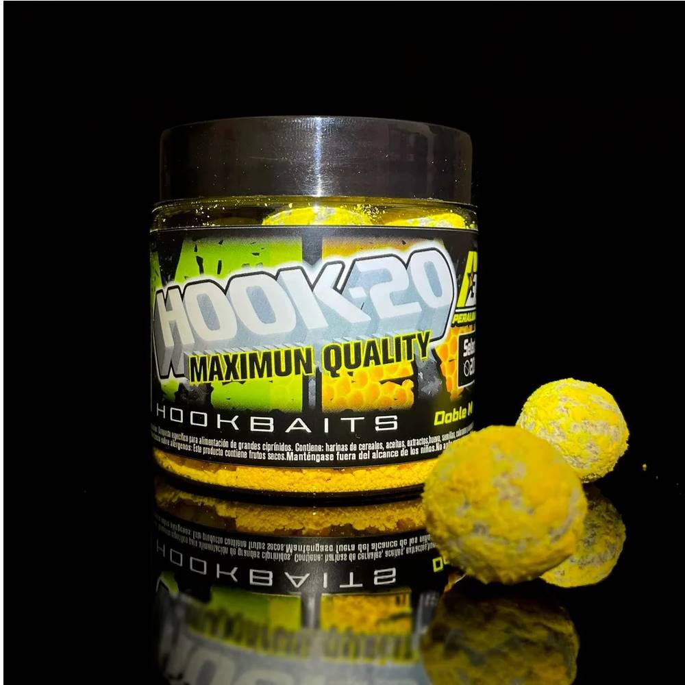 PERALBAITS HOOKBAITS 20 mm DOBLE M - Imagen 2