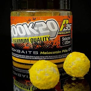 PERALBAITS HOOKBAITS 20 mm MELOCOTON PIÑA