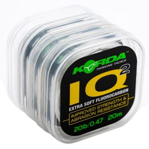 KORDA IQ2 EXTRA SOFT FLUOROCARBON 20LB/0,47 mm 20 m
