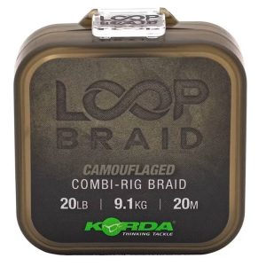 Korda Loop Braid 20 lb trenzado para combi rig