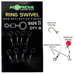 KORDA RING SWIVEL SIZE 11