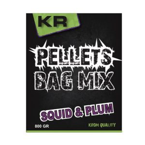 KROM QUALITY PELLETS BAG SQUID PLUM 4.5MM 800g