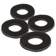 FOX BLACK LABEL LEATHE WASHERS X4 (ARANDELAS DE CUERO PARA AJUSTE DE ALARMAS)