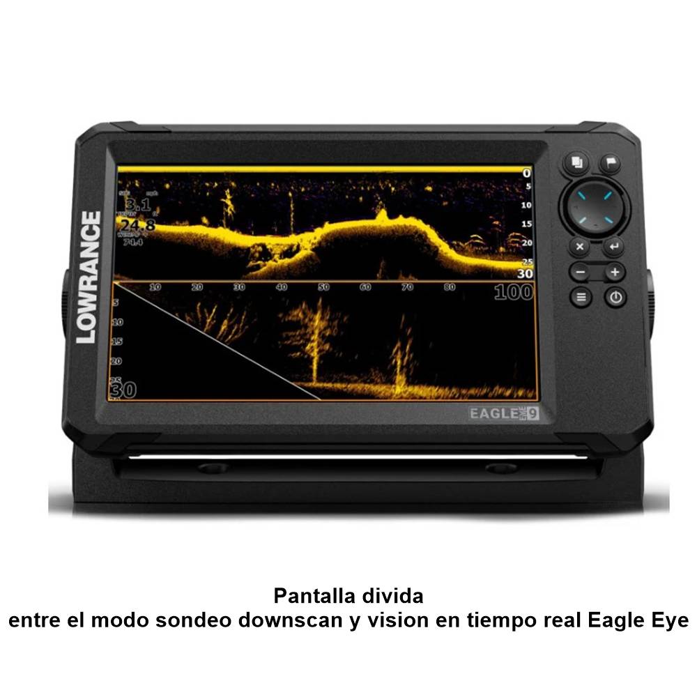 Lowrance EAGLE EYE 9 Live ROW 9 con transductor Eagle Eye™ + regalo tapa protectora - Imagen 7