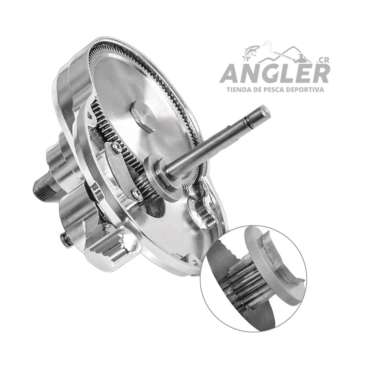 Carrete Gomexus EX300 para Jigging 6.3:1 Lever Drag 50LB Power Knob - Imagen 7