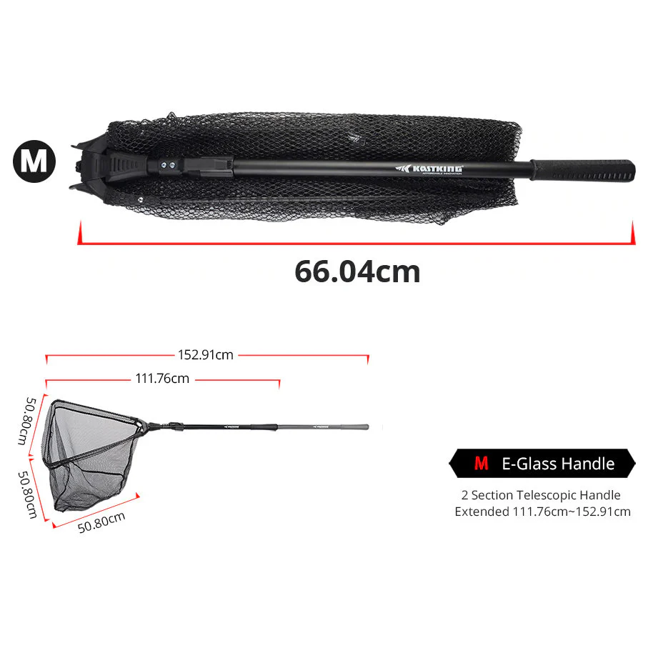 Red de Pesca MadBite de KastKing de 1.6 metros - Telescópica/Retráctil - Imagen 3