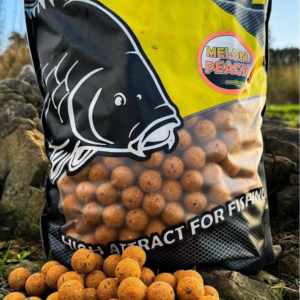 PRO ELITE BAITS MELON PEACH BOILIES 24 mm 800gr - Imagen 2