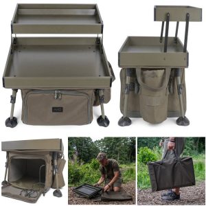 AVID CARP DOUBLE DECKER BIVVY ORGANISER mesa Bivvy de dos pisos con bolso
